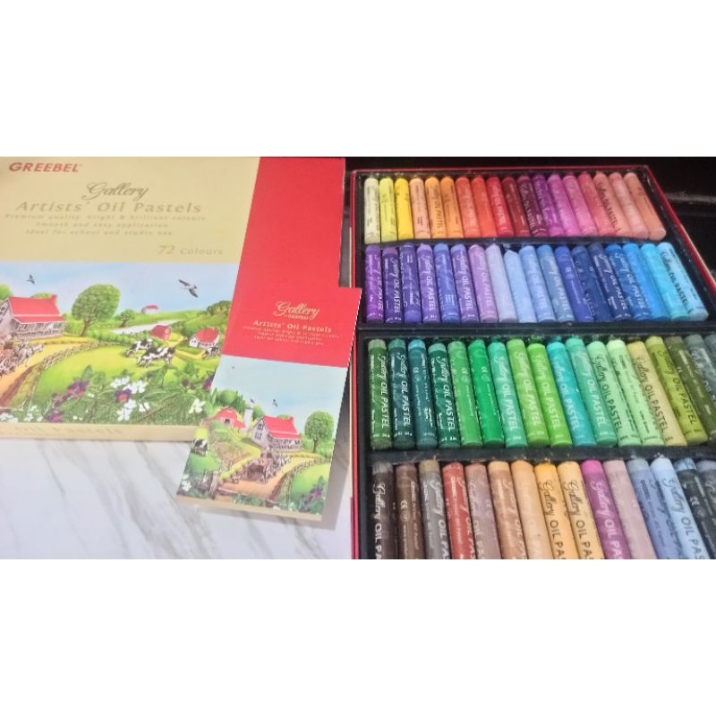 

Greebel Gallery artists oil pastels 72 warna preloved