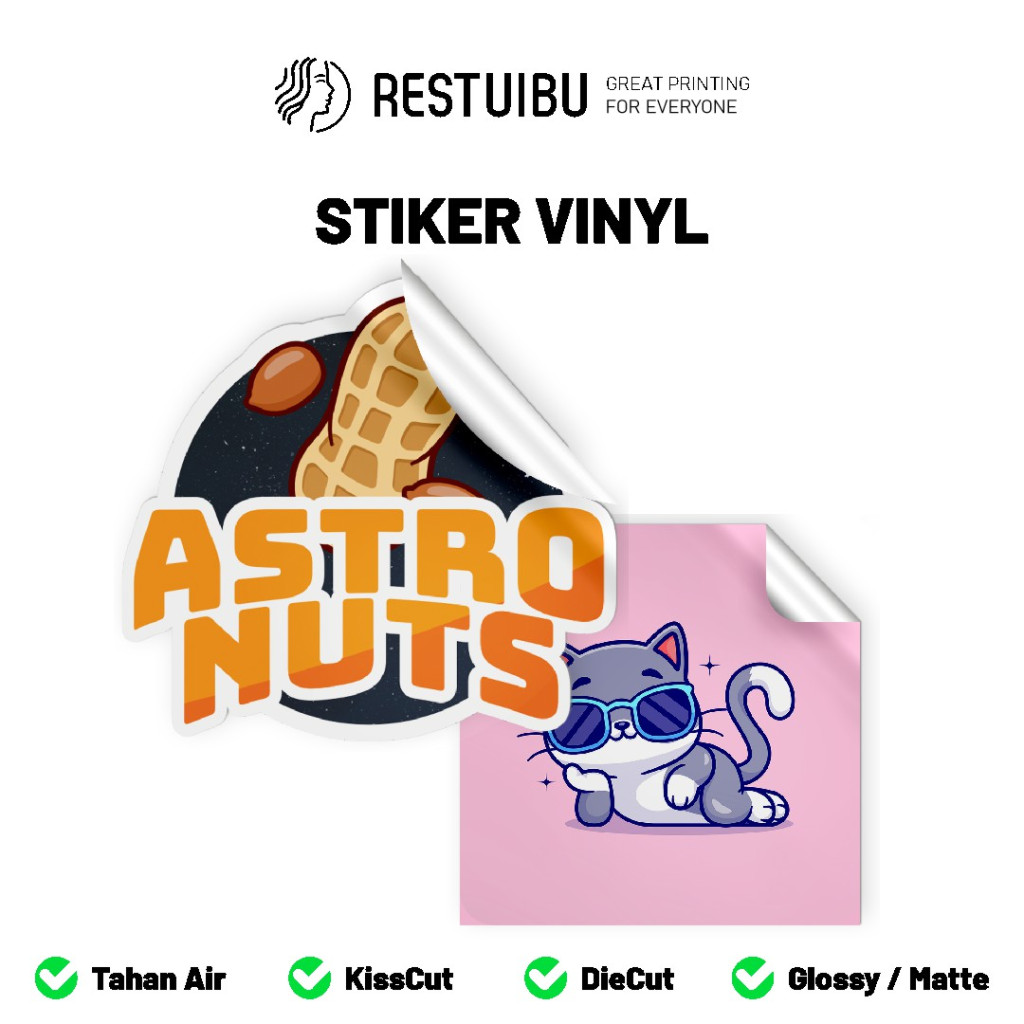 

STIKER VINYL GLOSSY/DOFF/TRANSPARAN UK. A3+