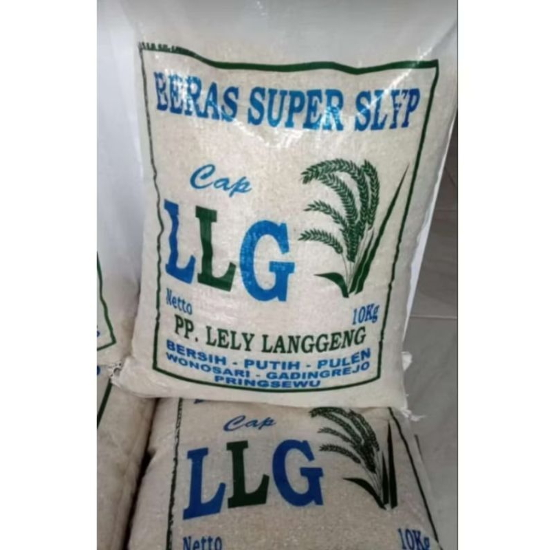 

BERAS LLG PRINGSEWU 10 KG BERAS SUPER SLYP PULEN