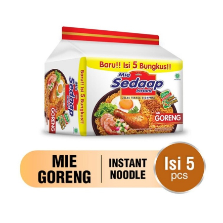 

Mie Sedaap Goreng Instant Isi 5 pcs @ 90 gram Enak Dan Murah