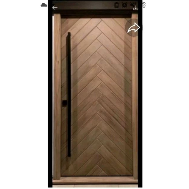 Pembayaran DP 50% Pintu Utama pivot Kayu Jati Cibubur