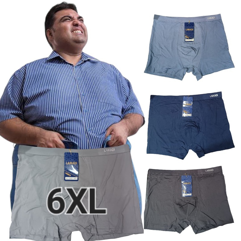 3pcs Celana Dalam Boxer Super Jumbo / Daleman Pria jumbo / Celana dalem boxer cowok jumbo / Daleman 