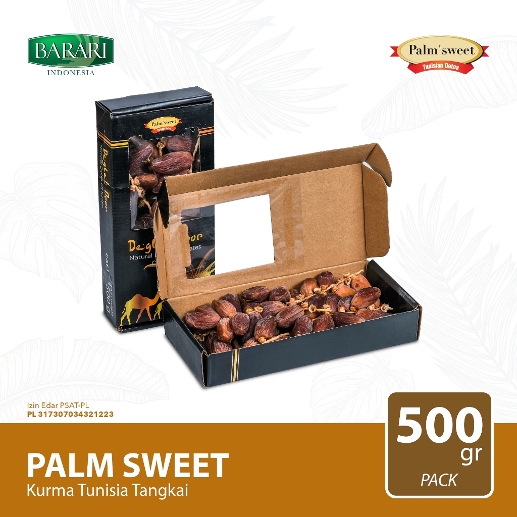 

PALM SWEET Kurma Tunisia Tangkai 500gr Premium Dates High Quality Tekstur Kering dan Renyah