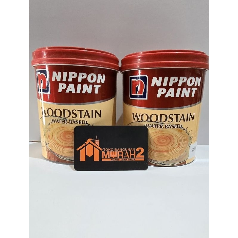 NIPPON PAINT WOODSTAIN / POLITUR KAYU / POLITUR AIR - 1KG