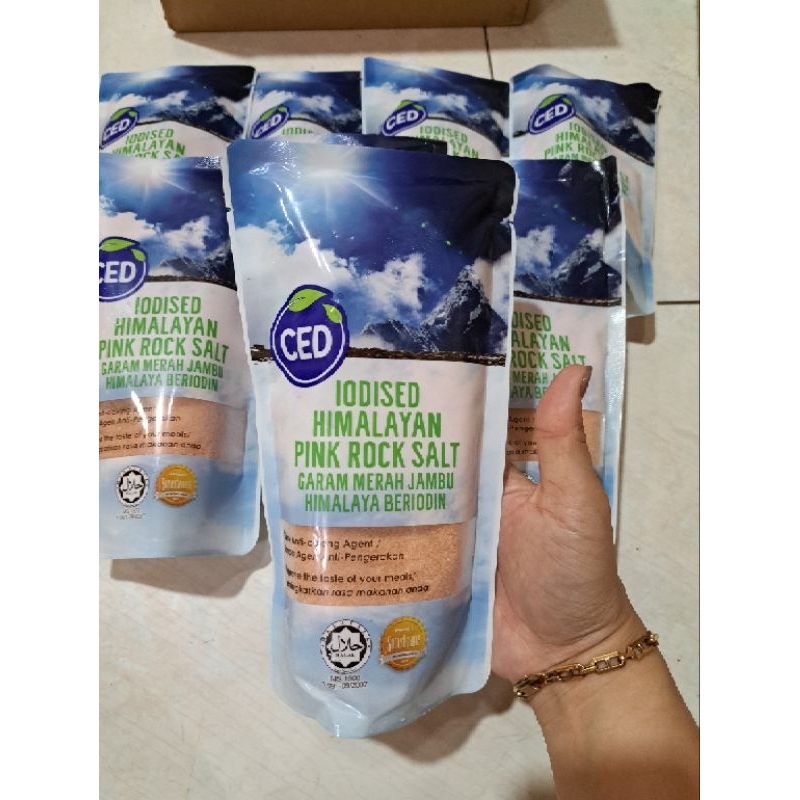 

500gr CED Natural Himalayan Pink Rock Salt Garam Himalayan