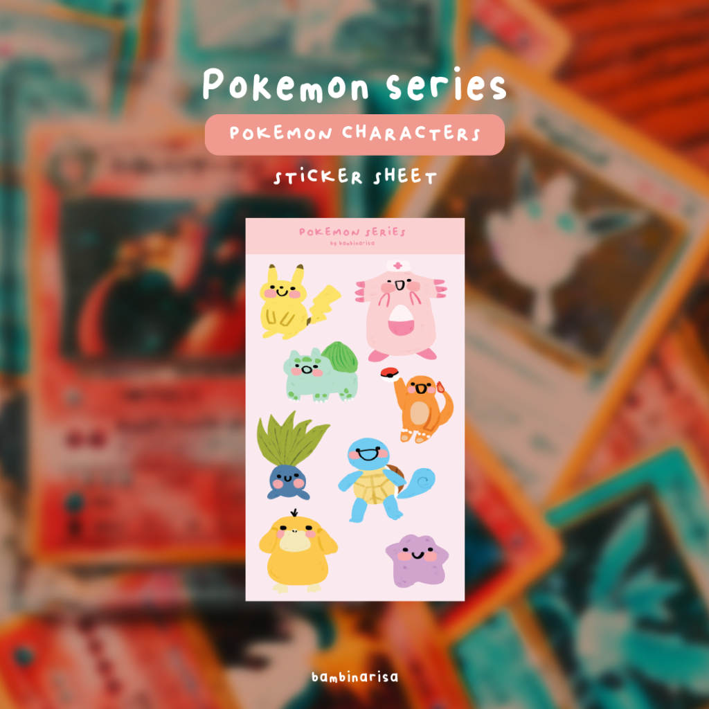 

Pokemon Series Sticker Sheet