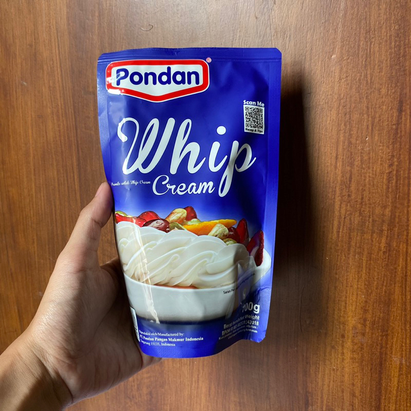 

Pondan Whip Cream 100g