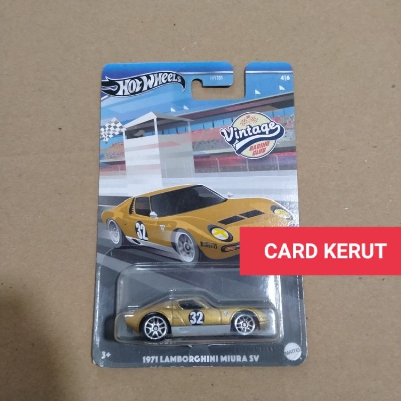 hotwheels Lamborghini Miura SV vintage