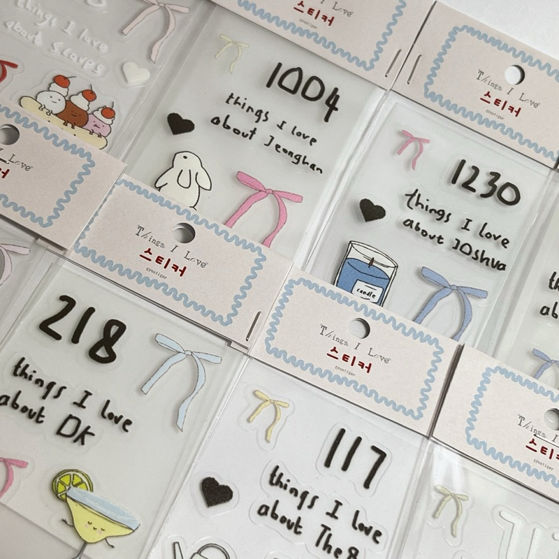 

THINGS I LOVE STICKER