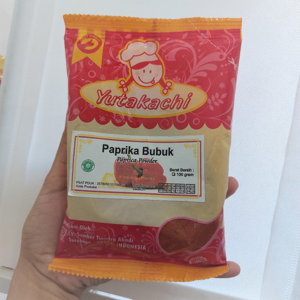 

BUBUK PAPRIKA MERAH 100GR MURNI / PAPRIKA BUBUK YUTAKACHI