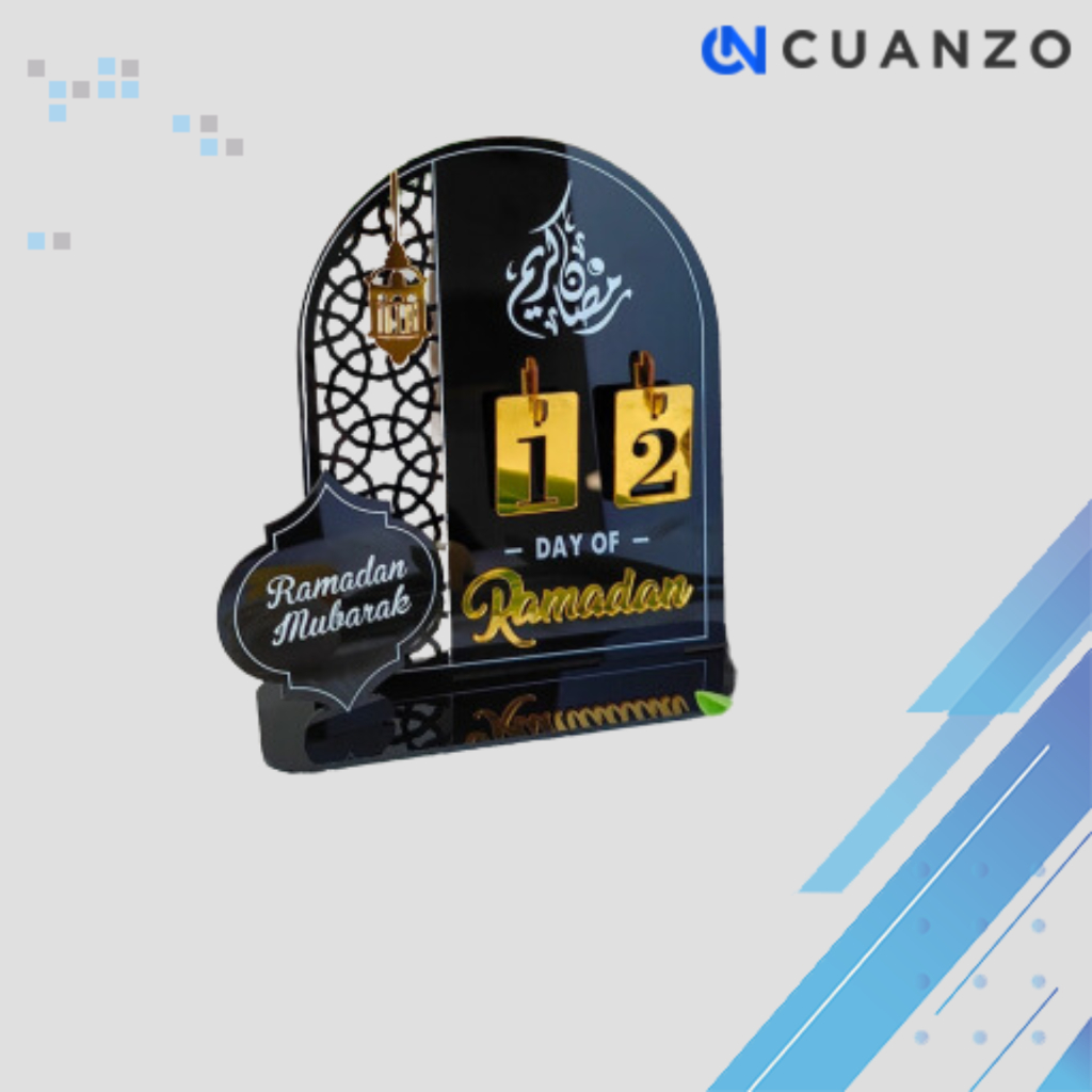 

Kalender Ramadhan Puasa Acrylic Ramadan Calendar Decoration /Tanggalan Ramadan Model Kubah Masjid Unik Dapat Diubah Manual/Kalender Interaktif Multifungsi Akrilik Tebal Tidak Mudah Patah Rusak Menata Dekorasi Lebih Praktis