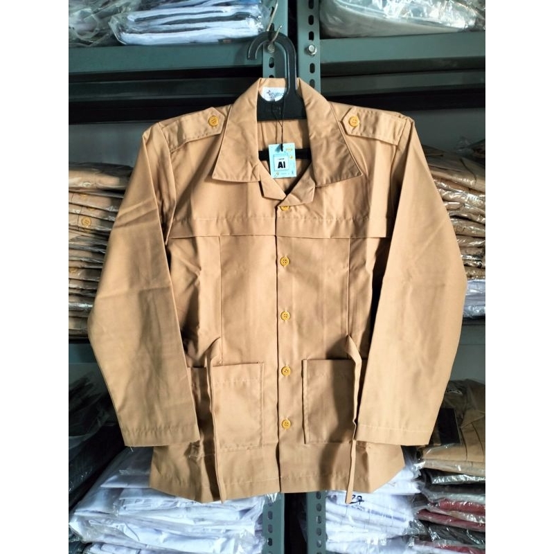 BAJU PENGGALANG PUTRI PANJANG, ROK SPAN PRAMUKA PANJANG SMP,  SMA SMLXLXXL