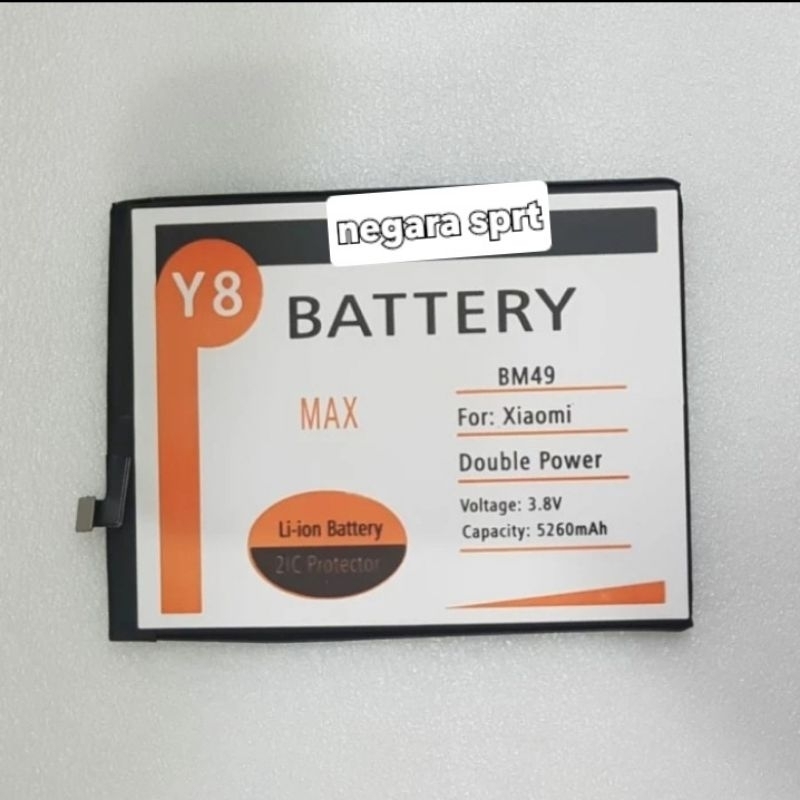 BATRE BATERAI XIAOMI MI MAX DOUBLE POWER BM49