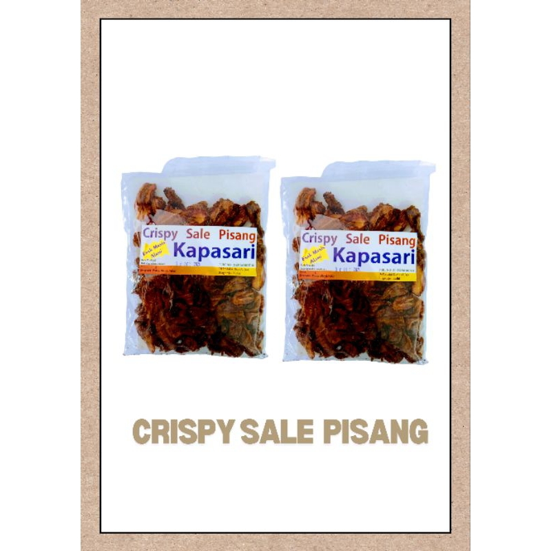 

Crispy Sale pisang|kapasari 100g