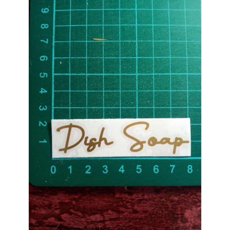 

Sticker Cutting Dish Soap stiker murah