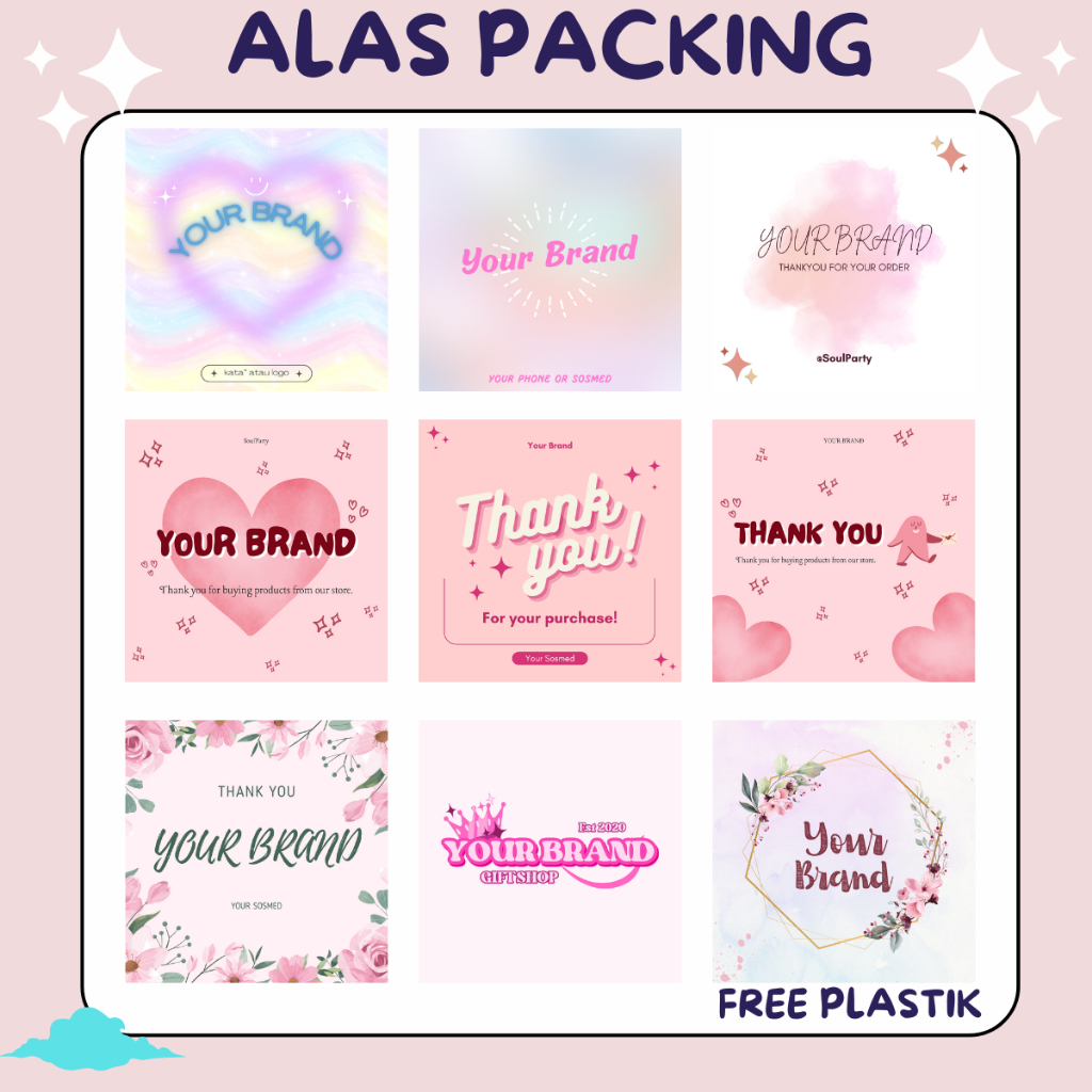

Alas Packing Free Plastik Cod Online Shop Toko Fashion Snack Souvenir