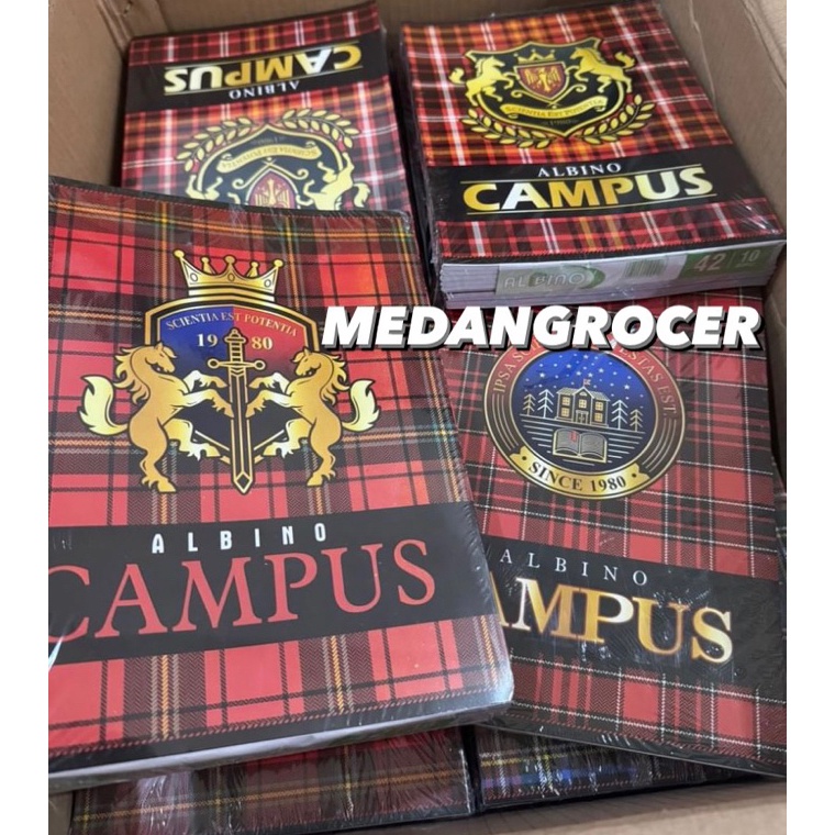 

Buku tulis panjang boxi ALBINO isi 42 lembar 1 pak 1 buku KODE H3X8