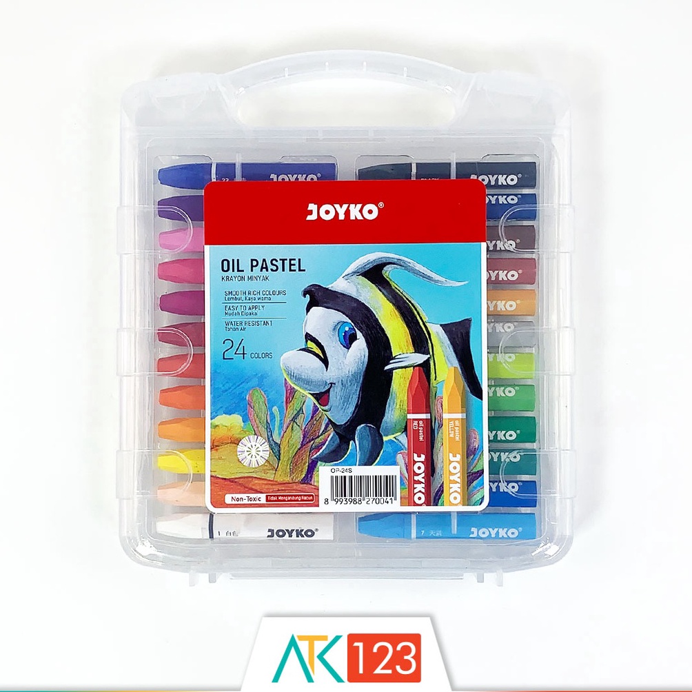 

KODE R3S6 Krayon Crayon Titi Joyko 24 Oil Pastels OP24S