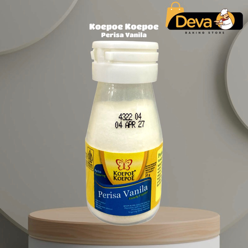 

Koepoe Koepoe Perisa Vanilla Powder - Kupu Kupu Perisa Vanila 20gr