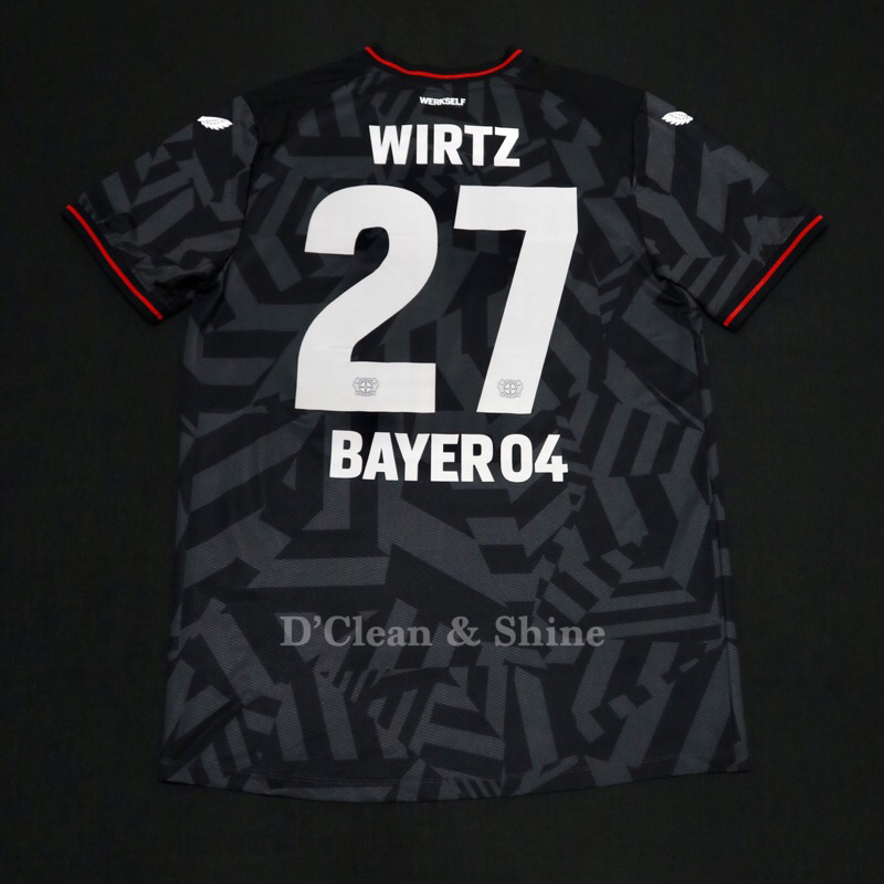 Jersey Original Bayern Leverkusen Away 2022/2023 Player Issue Castore Wirtz 27