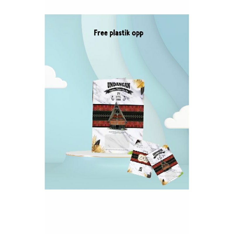 Undangan pernikahan tema Adat batak karo unik cantik undangan wedding