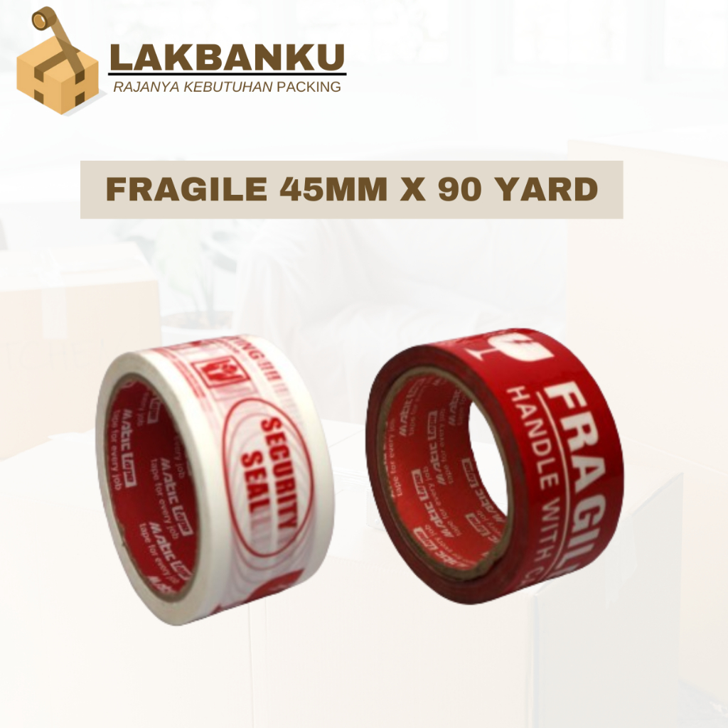 

Lakban Fragile 48mm x 90 YARD