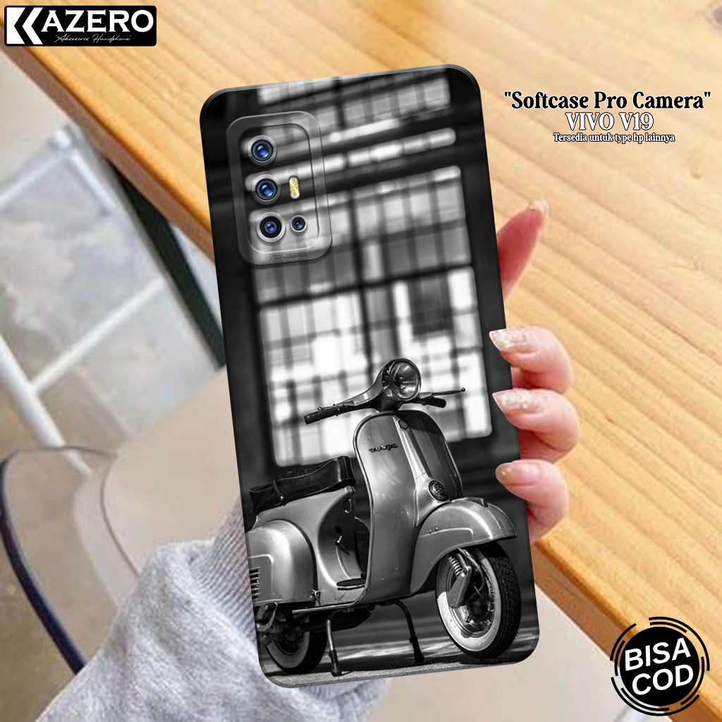 Case VIVO V19 Terbaru - Fahion Case Vespa - Softcase VIVO V19 - Pro Camera - Casing VIVO V19 - Kesin