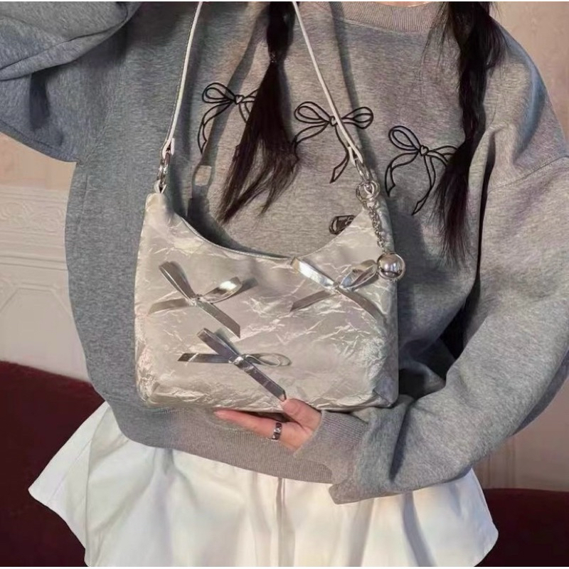 Tas Selempang Kulit Wanita Tas Bahu Cewek Slingbag Rantai JS 8398