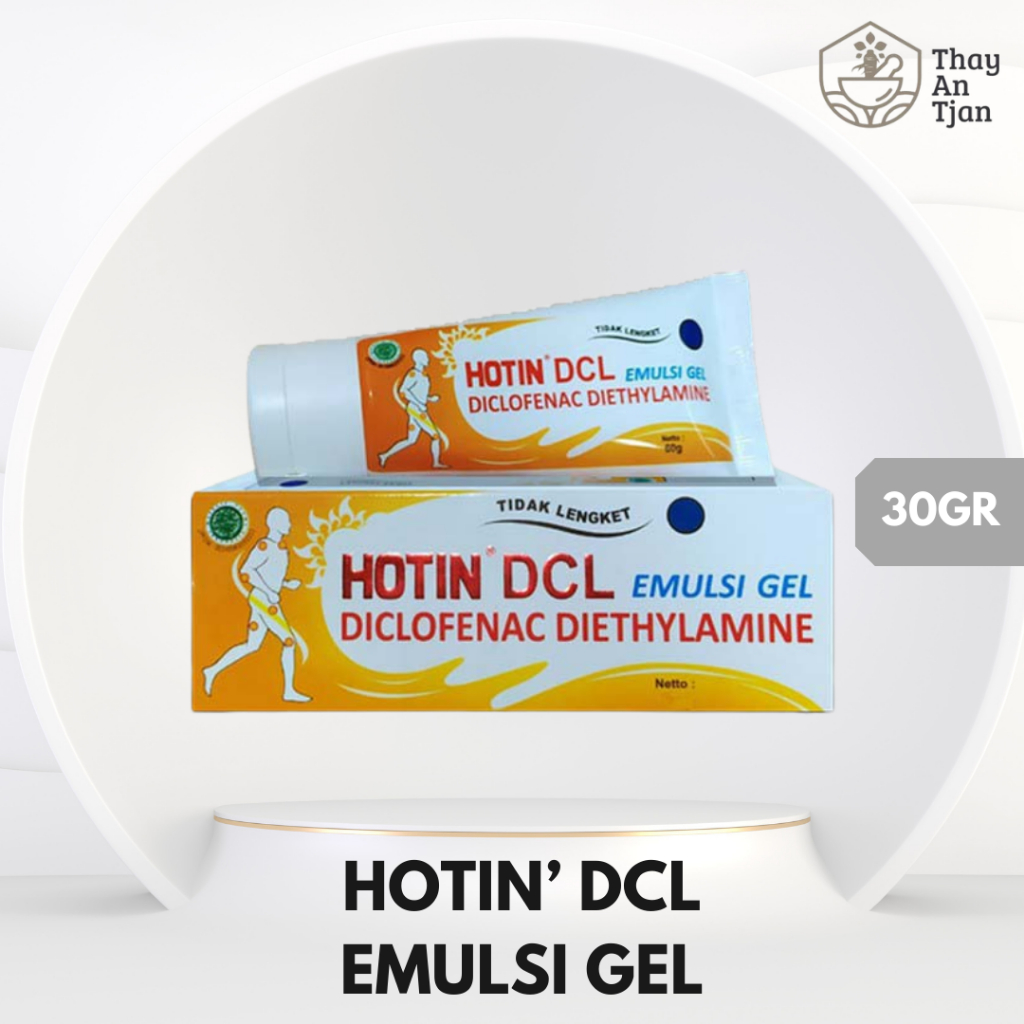 HOTIN' DCL EMULSI GEL DICLOFENAC DIETHYLAMINE 30GR | GEL PEREDA NYERI