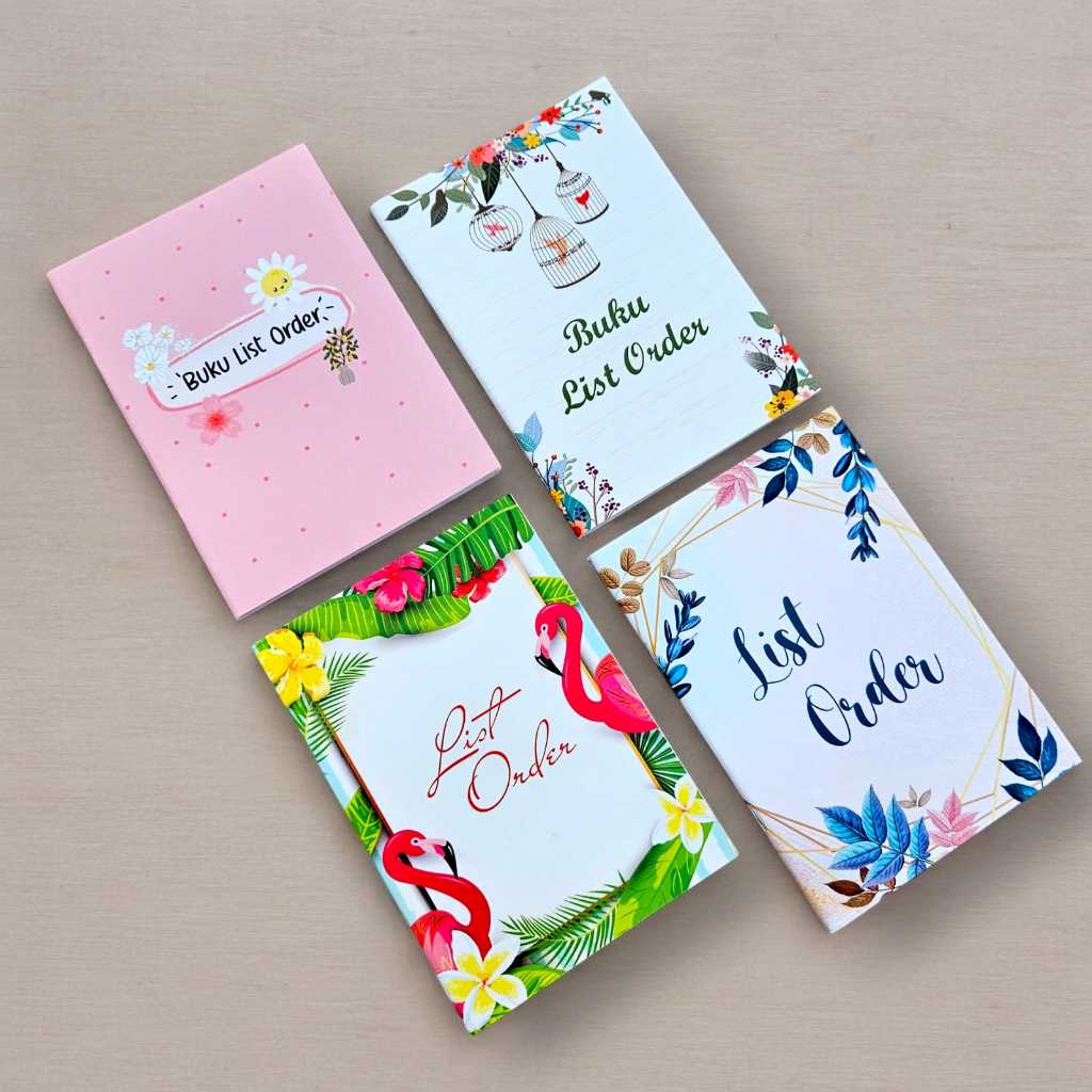

Buku Olshop List Order/Buku Rekap List Order