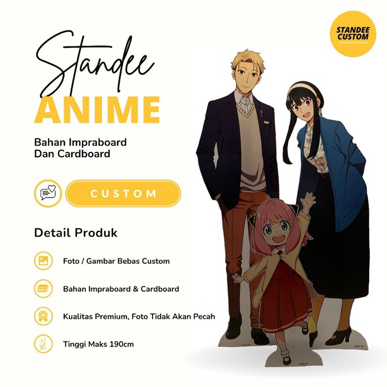 KODE K34A Standee Anime Custom Real Size