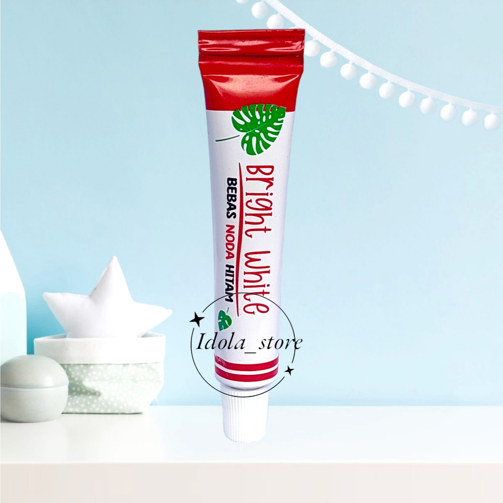 Liz Skincare - Krim Pemutih Malam - Bright White Cream ( Untuk Flek Hitam / Jerawat & Mencerahkan )