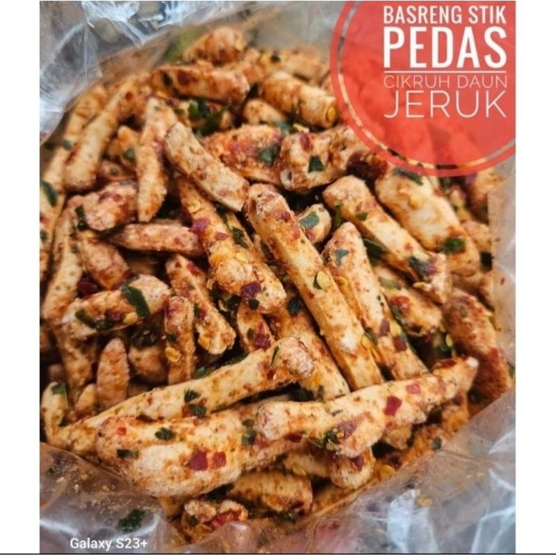 

basreng stik pedas cikruh daun jerum 200gr