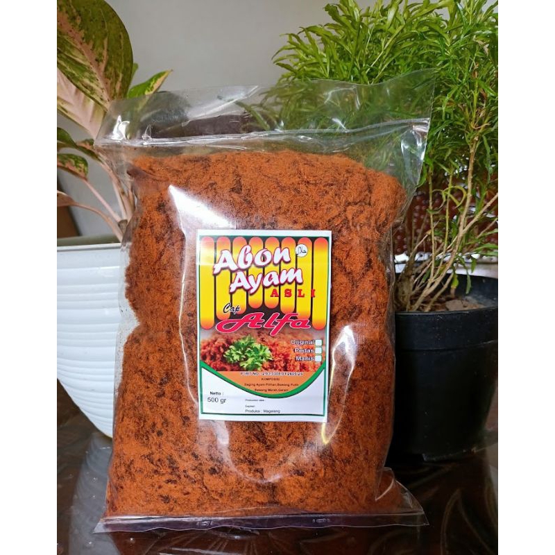 

Abon Ayam UMKM Cap Alfa Kemasan 1kg
