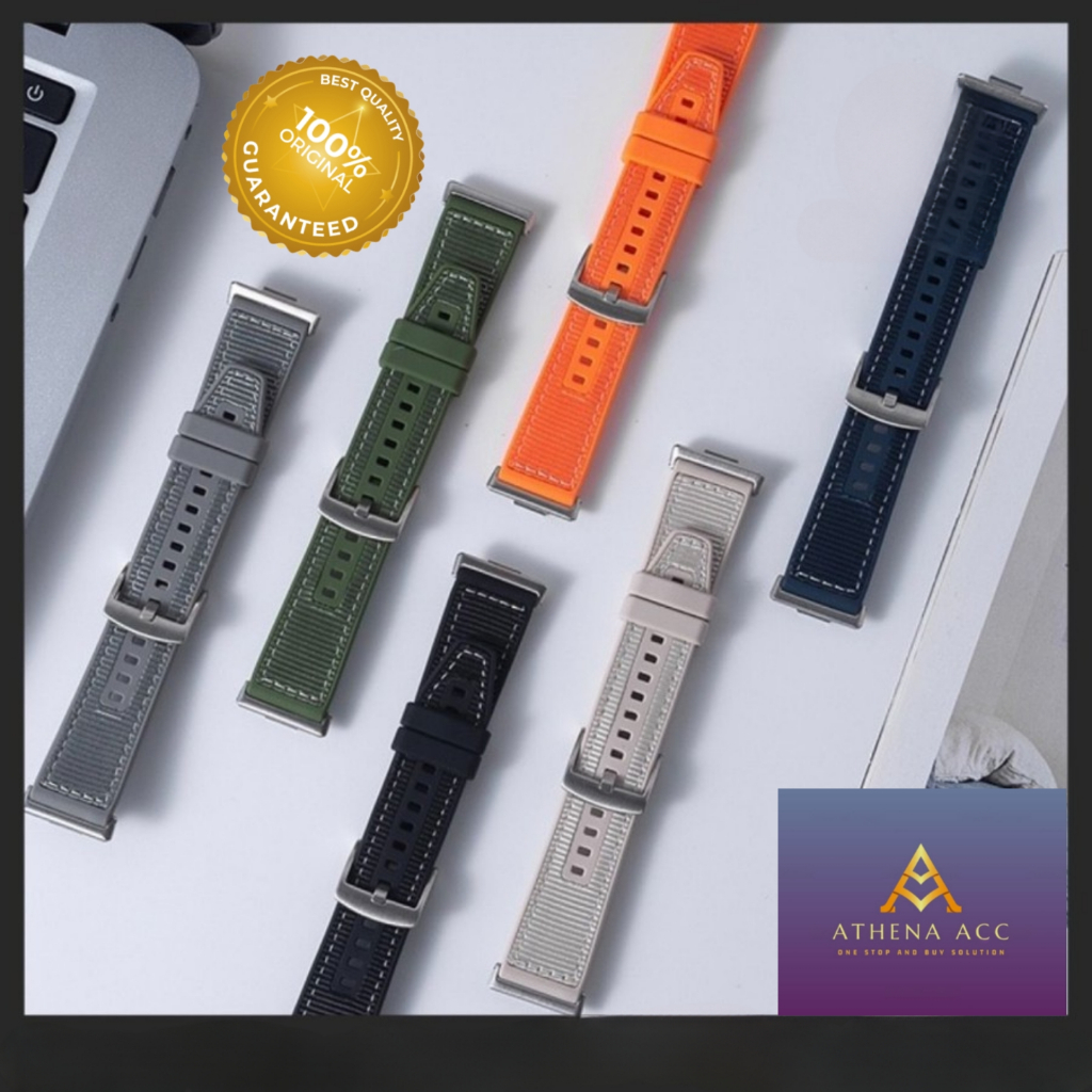 Tali Jam Tangan Original Huawei Fit 3 Strap Denim Huawei Watch FIT3 HighQuality