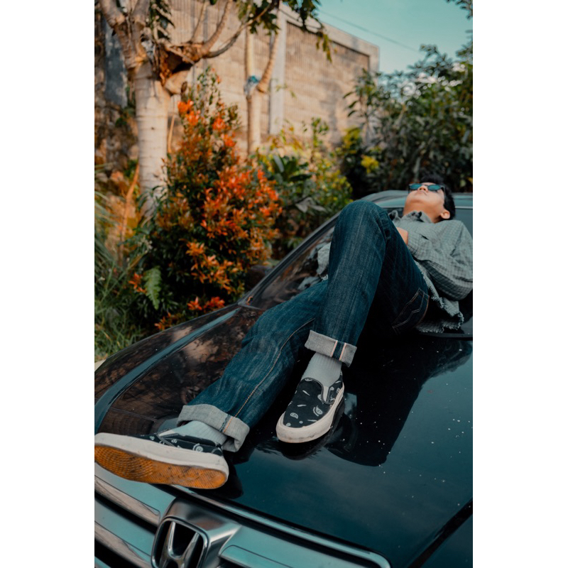 hopeattack celana jeans denim (selvedge16oz) bluedenim