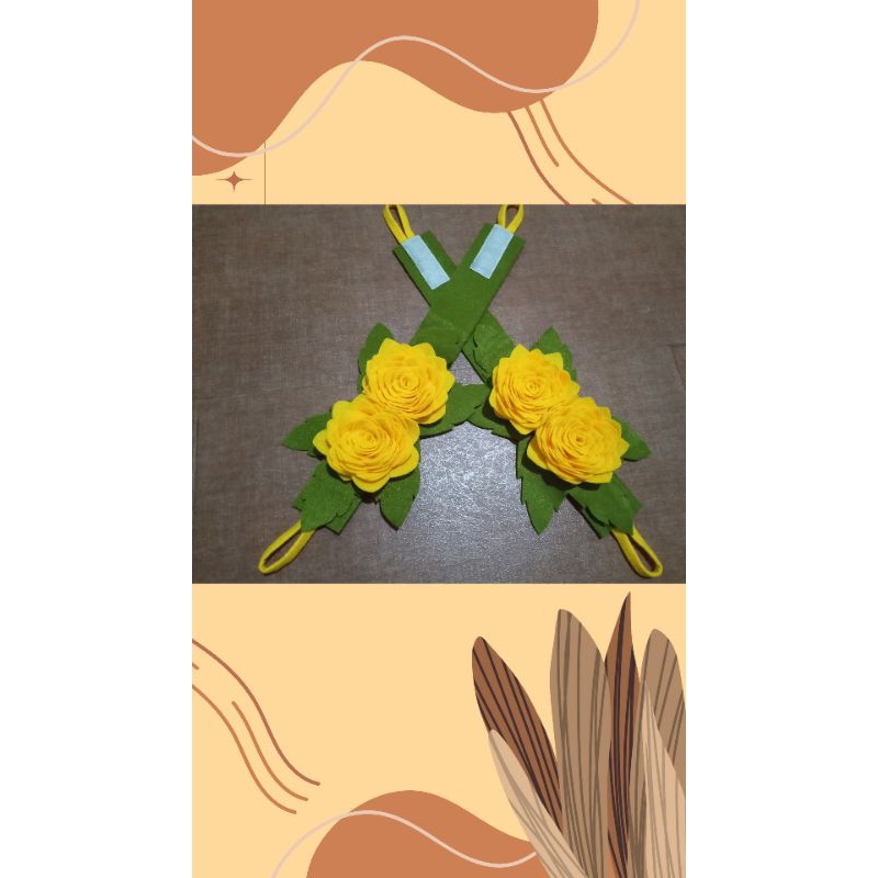 ikat korden/ikatkorden bunga/ikat hordeng/hiasan korden/tali gorden/ikat gorden mewah/tali gorden es