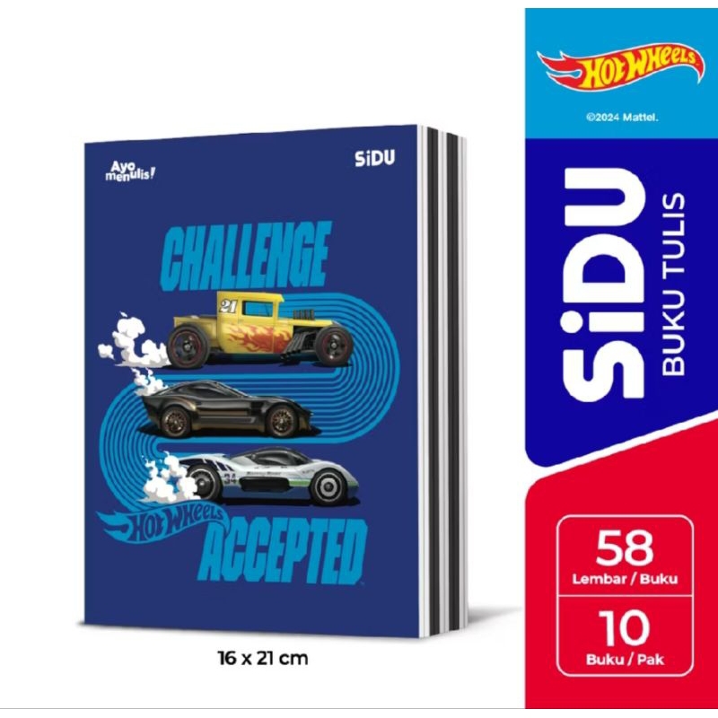 

Buku tulis Sidu 58 lembar 1pack putih tebal murah