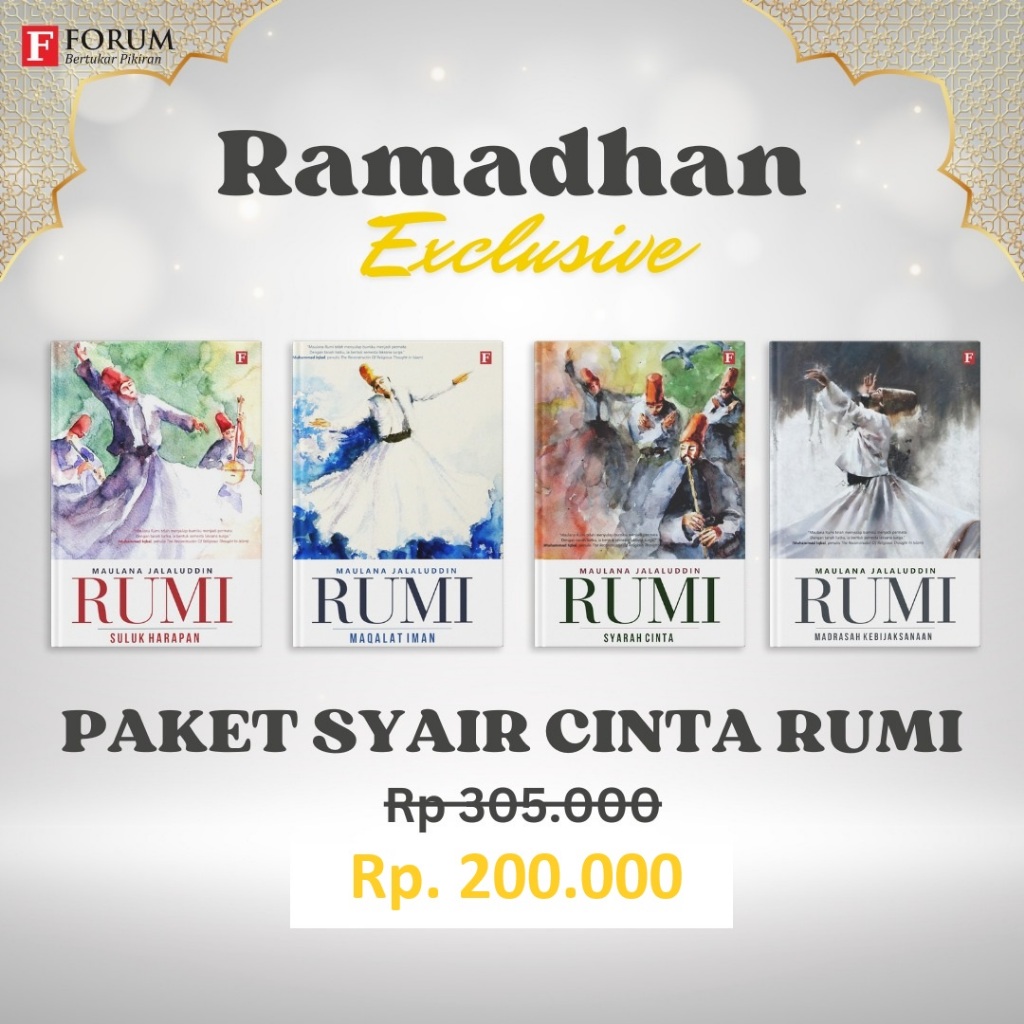 JALALUDDIN RUMI - PAKET SYAIR CINTA RUMI