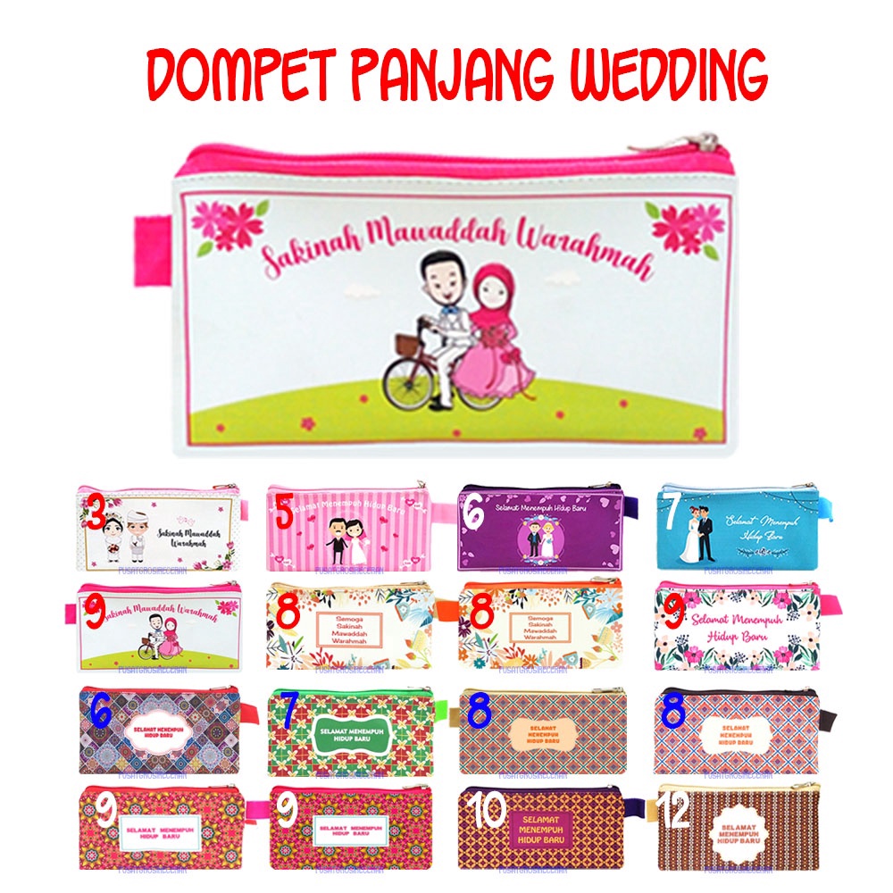 

TERUPDATE Dompet Souvenir Pernikahan Wedding Wallet Panjang