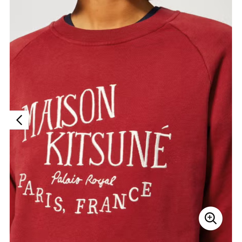 Preloved Maison Kitsune Crewneck Ori, Size M