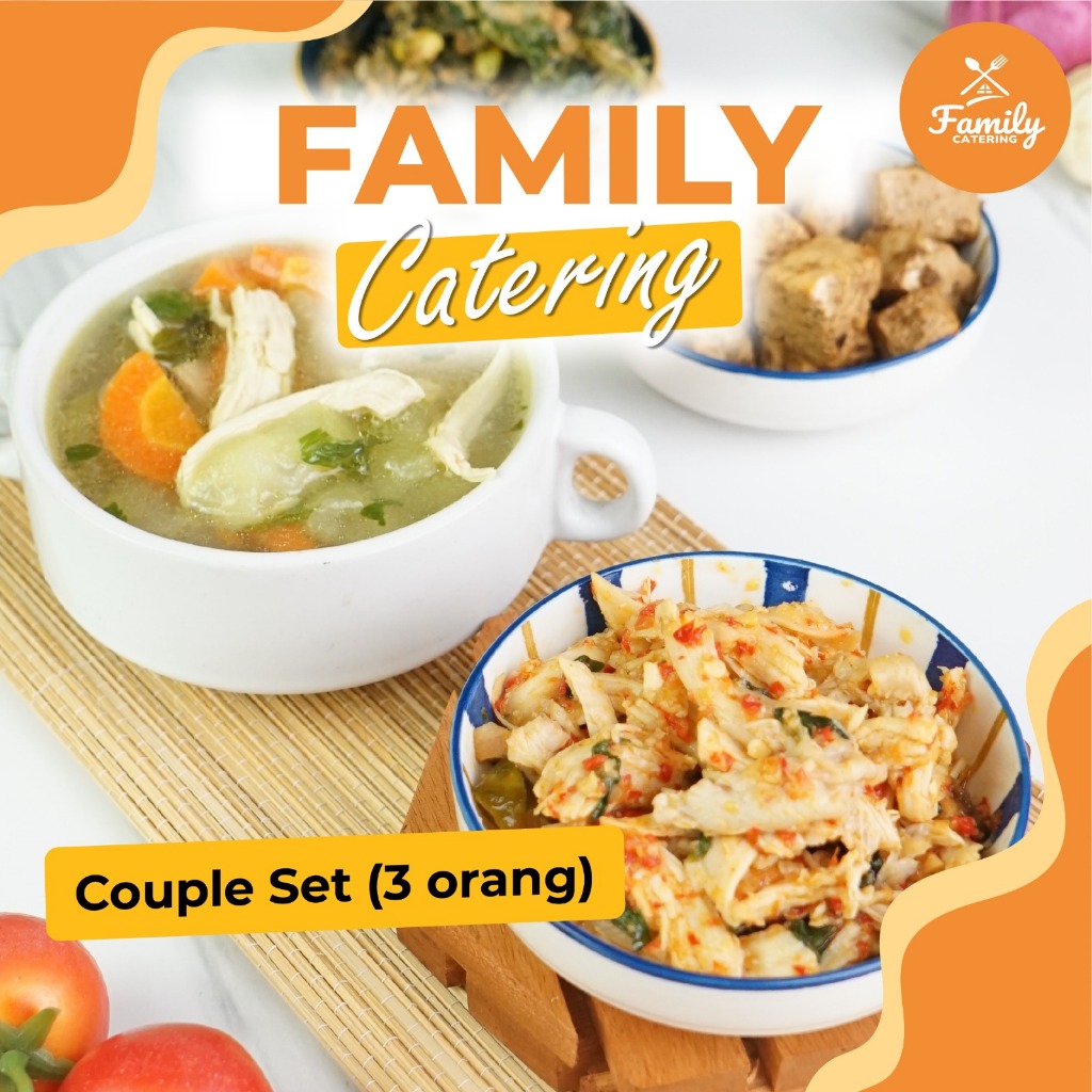 

Family Catering - 1 Week Couple Set 3 orang | Catering Rumahan | Catering Kantoran