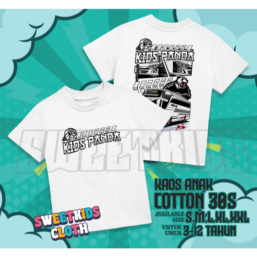 Kaos Anak Bus Kids Panda BusMania / Atasan Baju Anak Bus Mania Bus Kids Panda New Stye