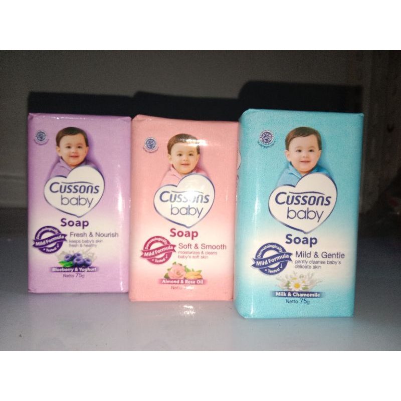 cussons baby sabun batang bayi 75 gram
