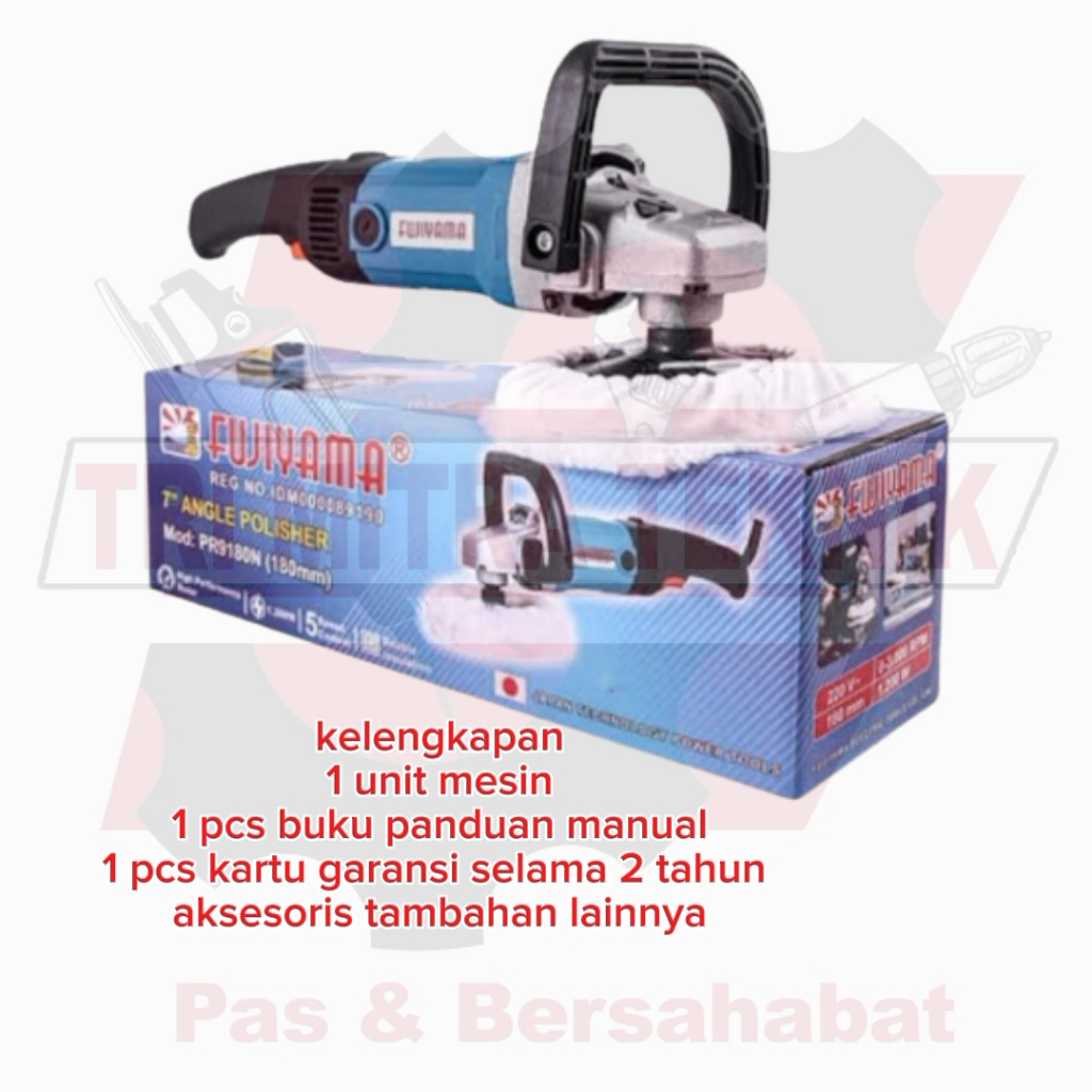 FUJIYAMA PR9180 MESIN POLES MOBIL 7 INCH POLISHER PR 9180