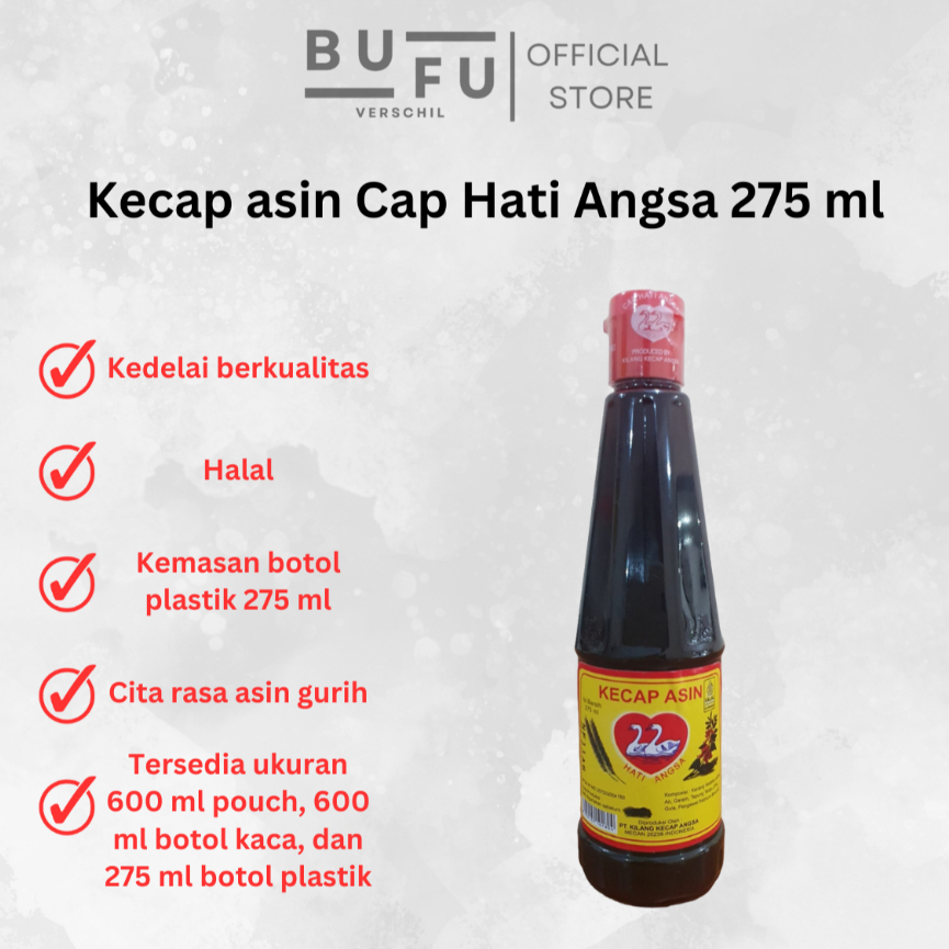 

Kecap Asin 275 ml Hati Angsa kecap medan Halal saus saos COD