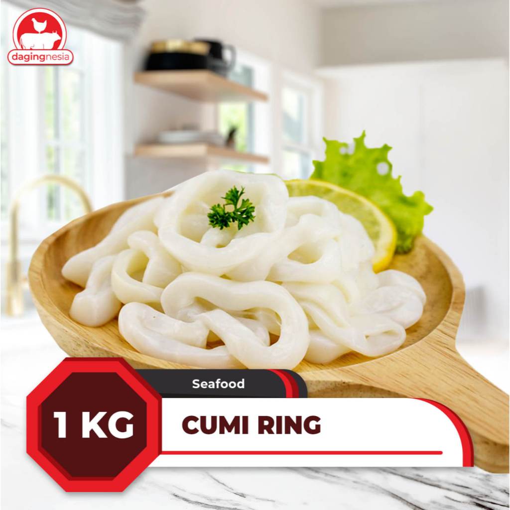 

Cumi Ring Kupas Bersih. Squid Ring Calamary Premium Quality