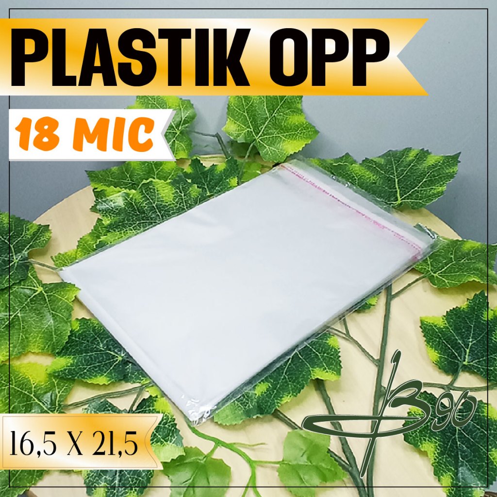 Plastik Opp Lem 18 Micron 16,5x21,5cm isi 100 pcs