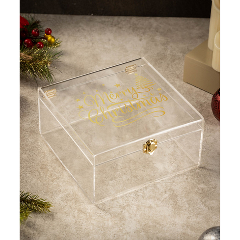 BOX ACRYLIC NATAL /HAMPERS NATAL/WADAH HAMPERS ACRYLIC