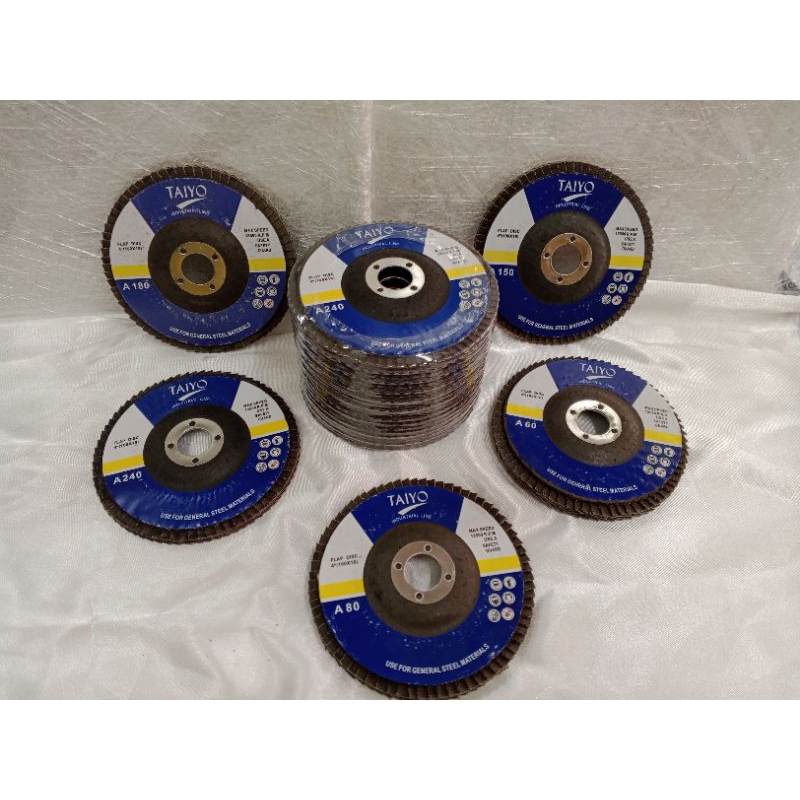 Flap disc 4 inch Taiyo /Amplas grenda/mata amplas susun 4"